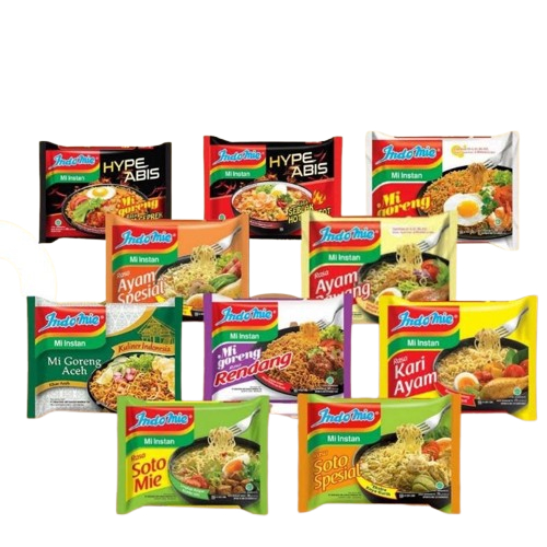 

Indomie Kuah Mie Instant Aneka Rasa @70gr Ecer