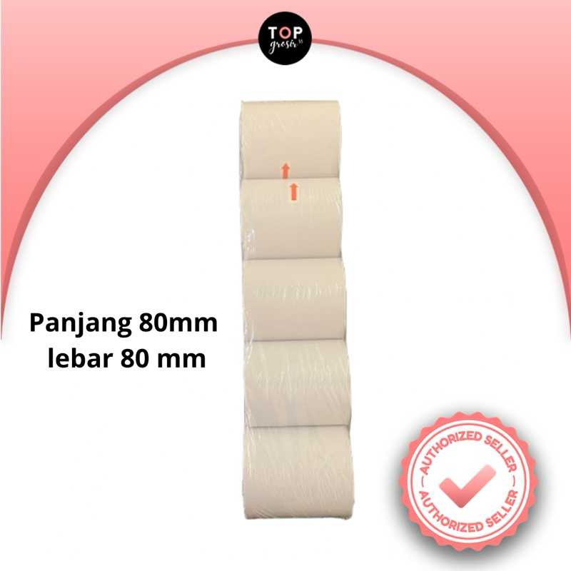 

Kertas Kasir Struk Paper Roll 80x80mm Thermal POS Receipt Printer
