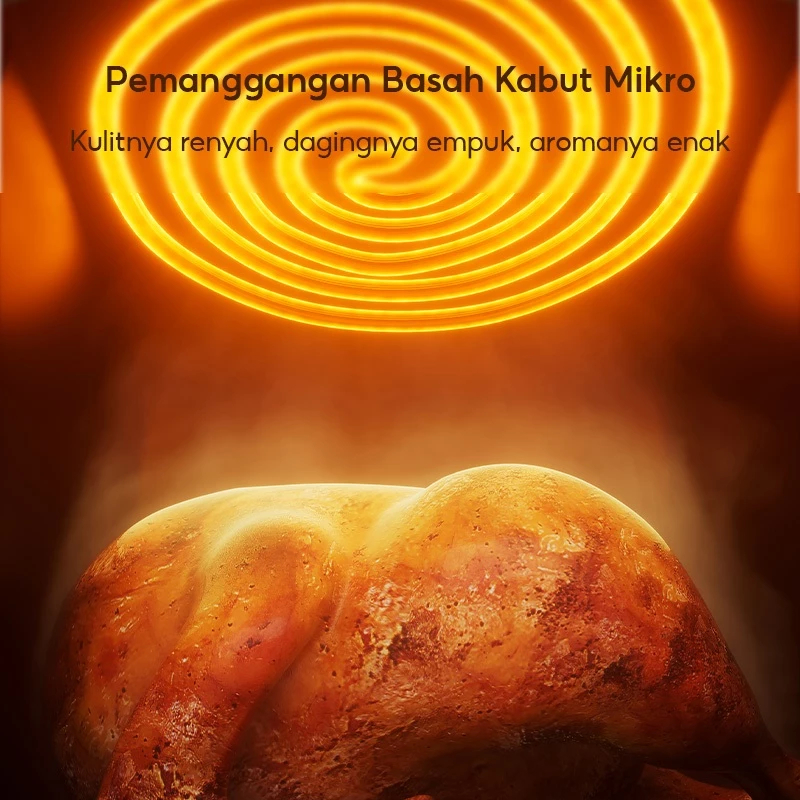 Han River Air Fryer 8L Air Fryer Multifungsi 650W Air Frayer Low Watt