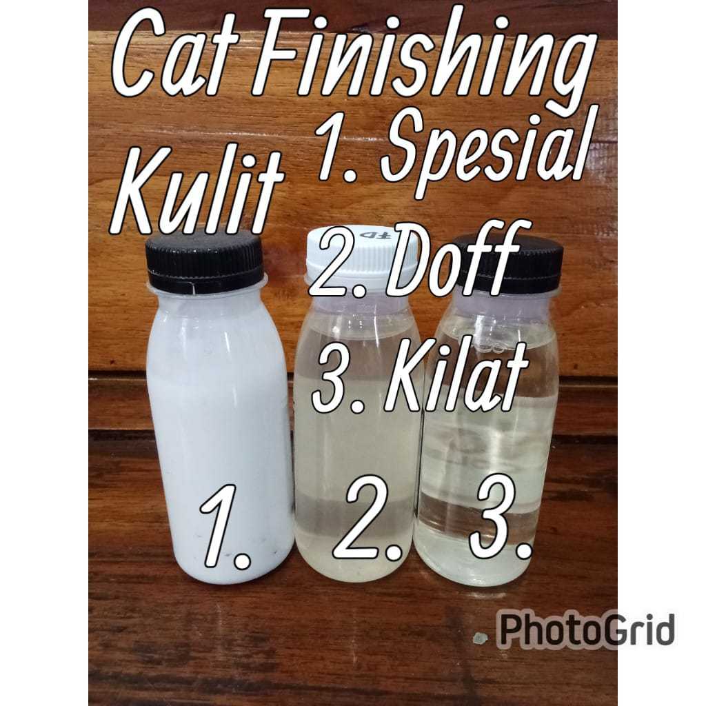 

Cat Finishing Kulit Ukuran 100ml|Cat Finisher Kulit|Cat Kulit Finishing|Cat Untuk Finishing Kulit