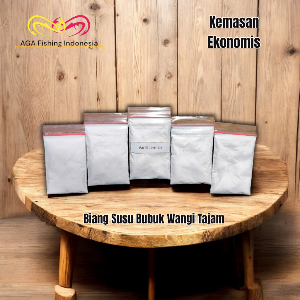 

Vanili Jerman Biang Susu Bubuk Kemasan Ekonomis Wangi Tajam Food Grade
