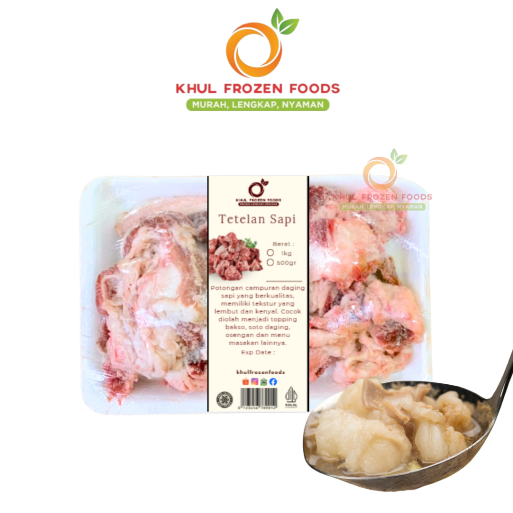 

Tetelan Sapi 500Gr/ Lemak sapi dengan sedikit daging/ Sapi