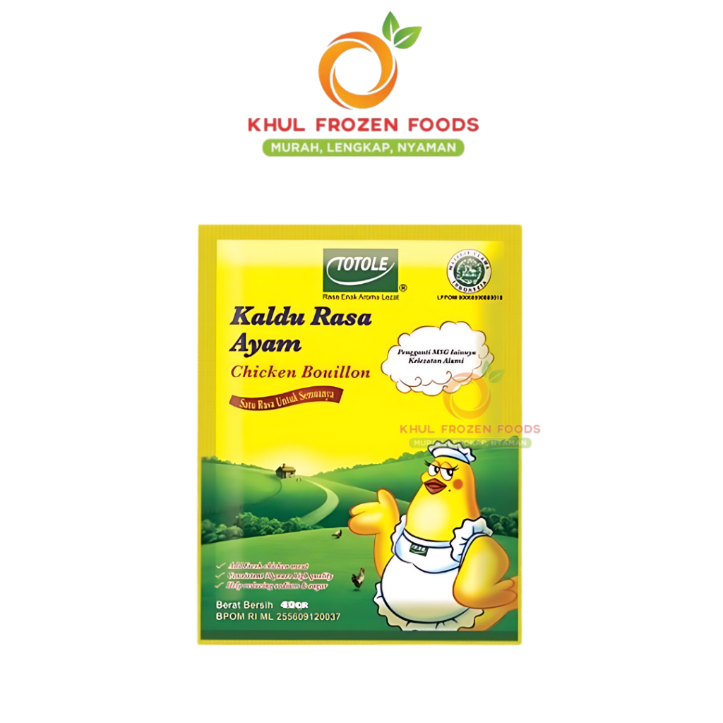 

Totole Kaldu Ayam 100Gr/ TOTOLE/ Kaldu ayam bubuk/ Penyedap makanan