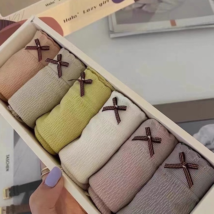 Cashback Celana dalam Celebrity 6In1 Premium wanita Antibakteri CD Japan Cewek Dekorasi Renda