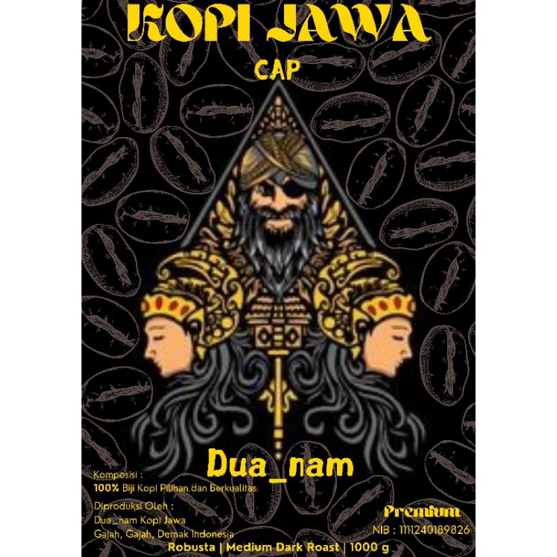 

KOPI JAWA Cap Dua_nam (PREMIUM) 1000g