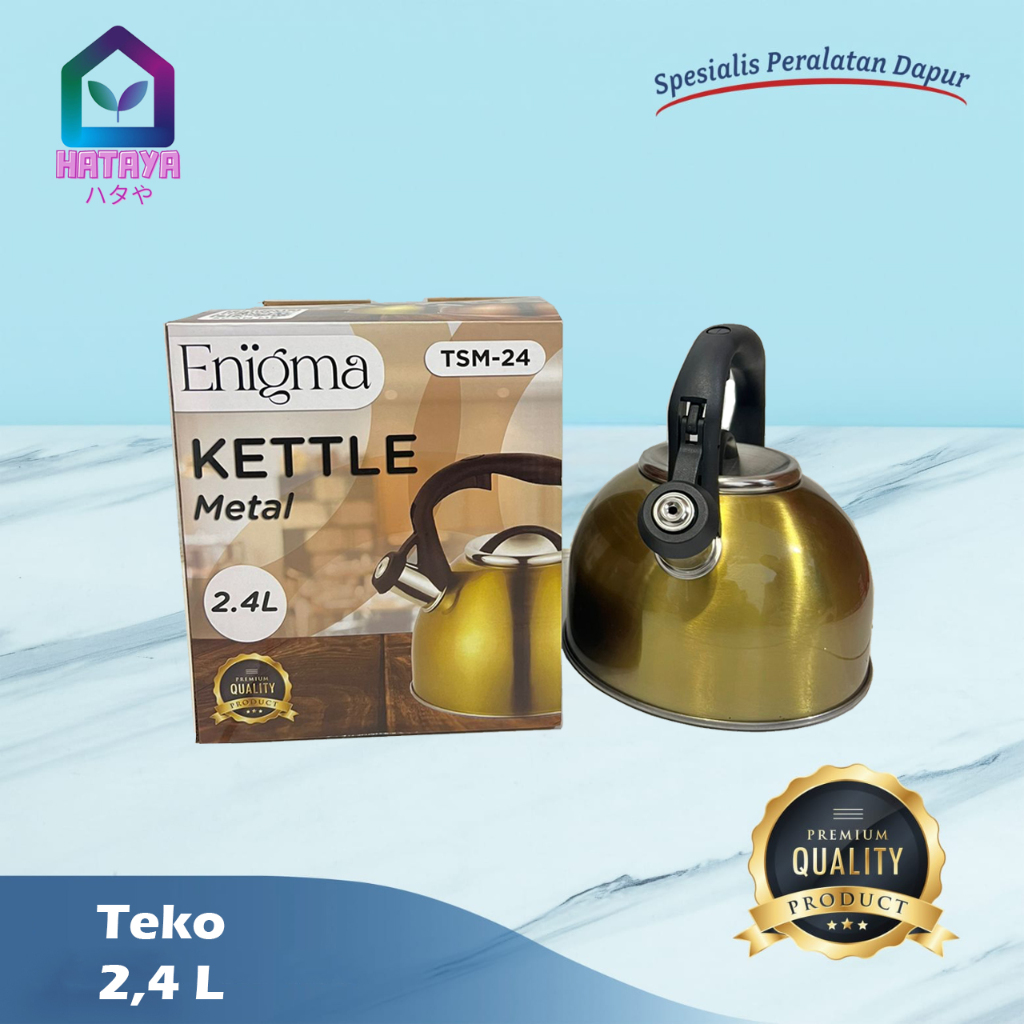 HATAYASHOP - TEKO ENIGMA2,4L/TEKO MASAK AIR/TEKO AIR/TEKO MASAK BAGUS STAINLESS/TEKO PEMANAS AIR