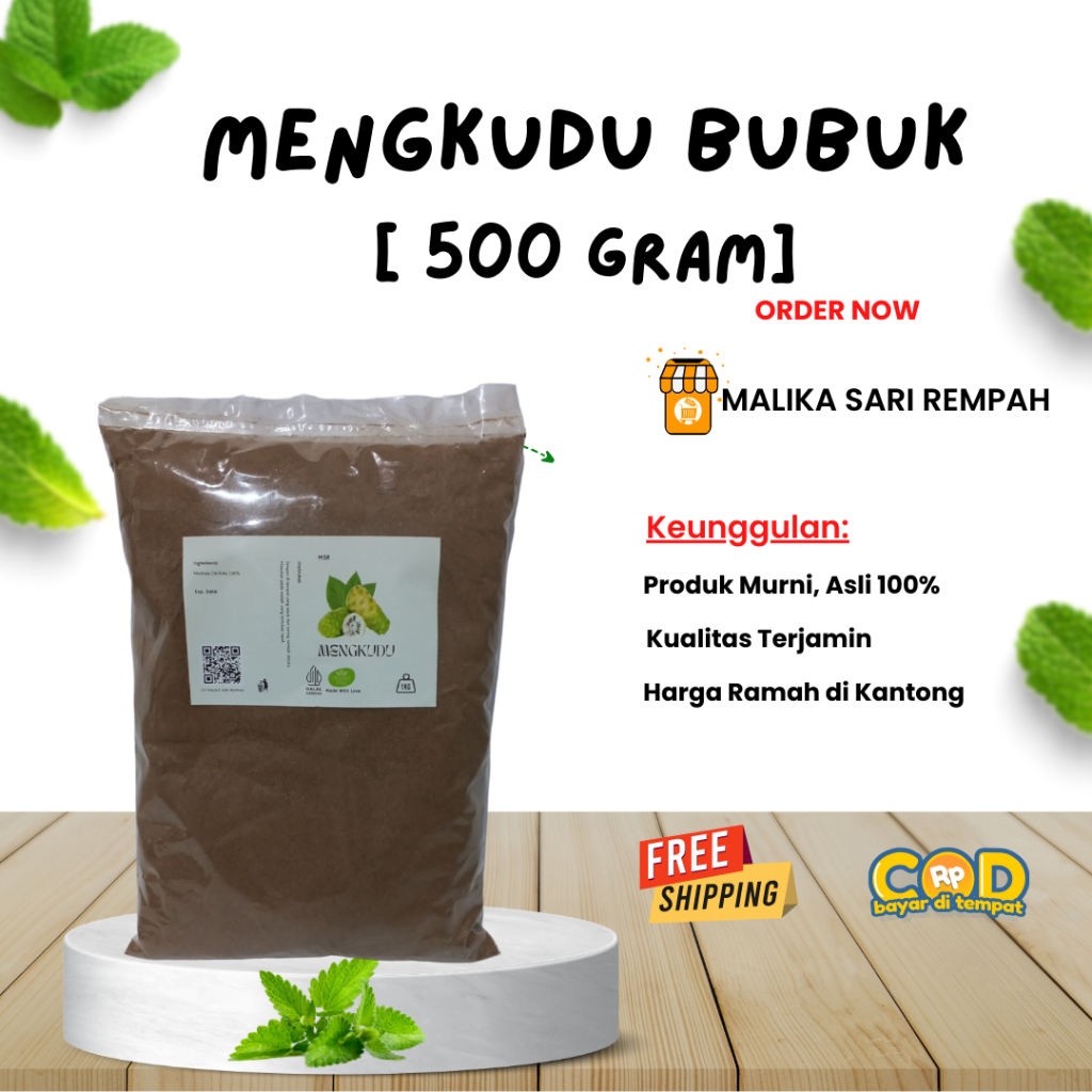 

Bubuk Pace Murni [ 500 gram]-MSR Mengkudu Bubuk