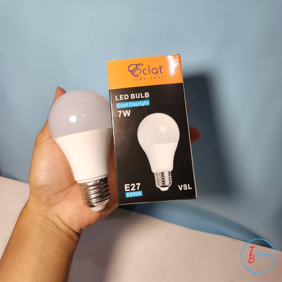 Lampu Bohlam LED BULB EClat 7 Watt 7W Cool Daylight PUTIH