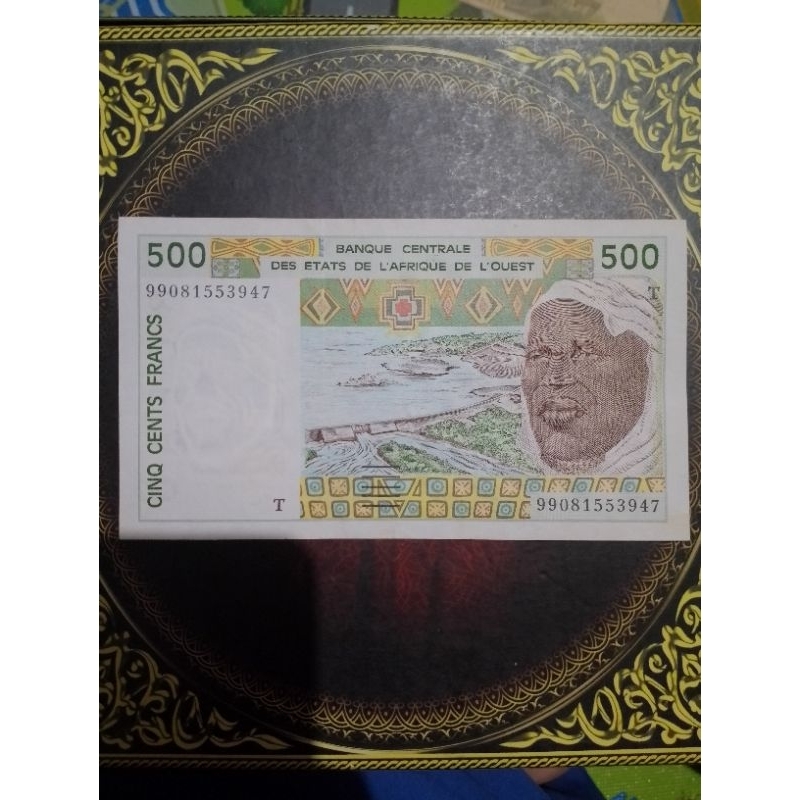 Uang Togo Afrika Barat 500 Franc 1991 xf