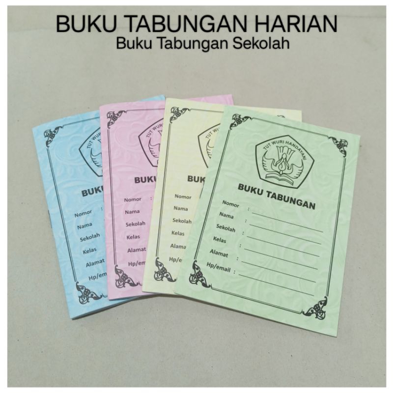 

15 Pcs Buku Tabungan Kecil / Buku Tabungan Sekolah