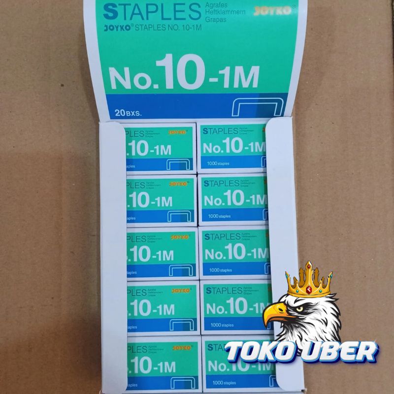 

1 box isi staples joyko no 10 isi 20 pcs