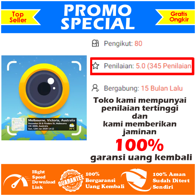 [PROMO BELI 1 GRATIS 1] GPS Map Camera Premium Andoid Premium No Trial Full Version Lifetime Bergara