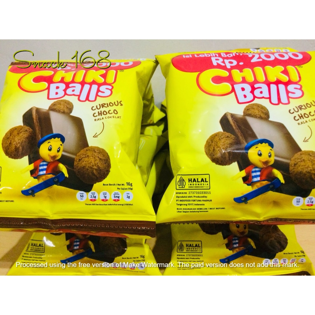 

Chiki Balls Curious Choco Renceng 16gram