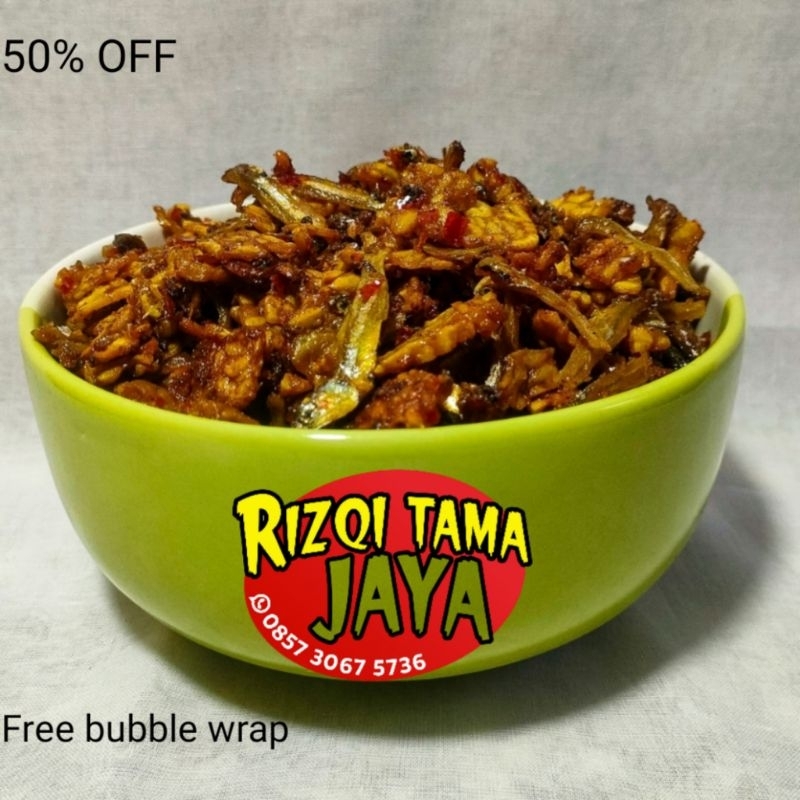 

Tempe Orek Mix Ikan Teri Premium [COD]
