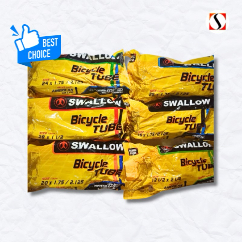 Ban Dalam Sepeda Merk Swallow | Ukuran 12,16,20,24,25,28