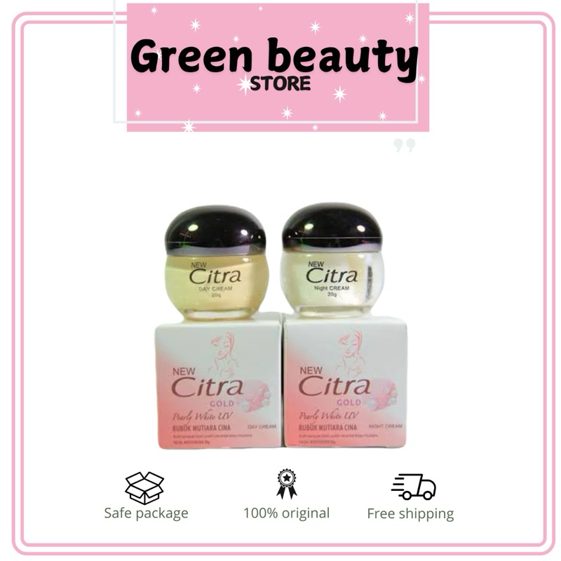 CITRA GOLD SIANG MALAM | KRIM PENCERAH WAJAH | ASLI JAMINAN ORIGINAL 100%