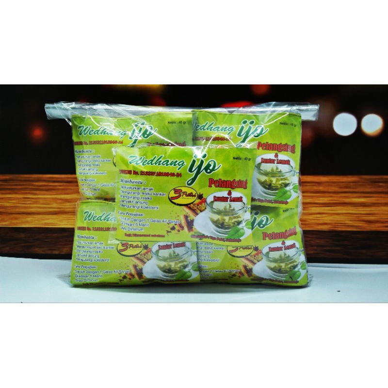 

WEDANG IJO PELANGSING 3 PUTRI (1 PACK ISI 10 PCS)