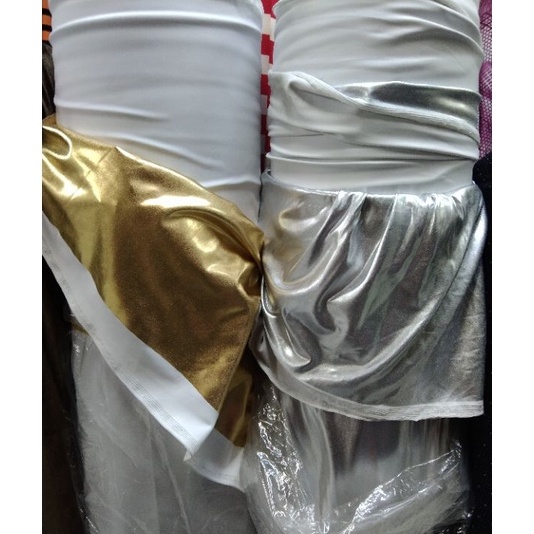 kain bahan semi latex non kulit elastis