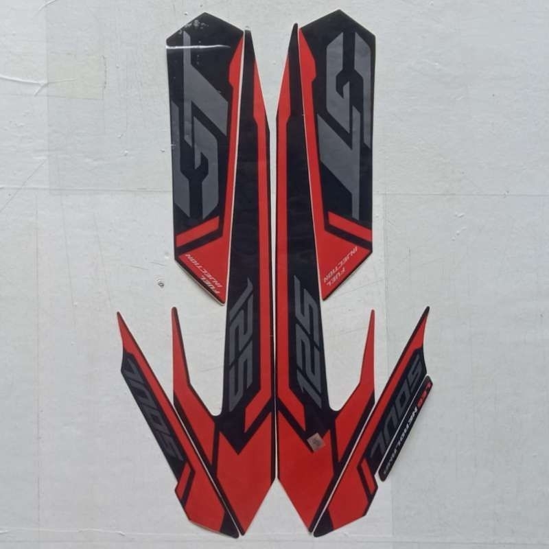 Striping stiker body motor mio soul gt tahun 2015 standar lis body motor mio soul gt striping body m