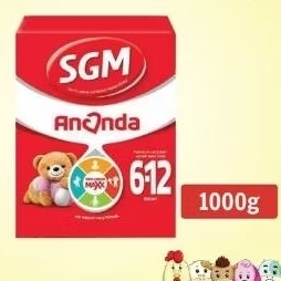 susu SGM 6-12 bulan 1000g