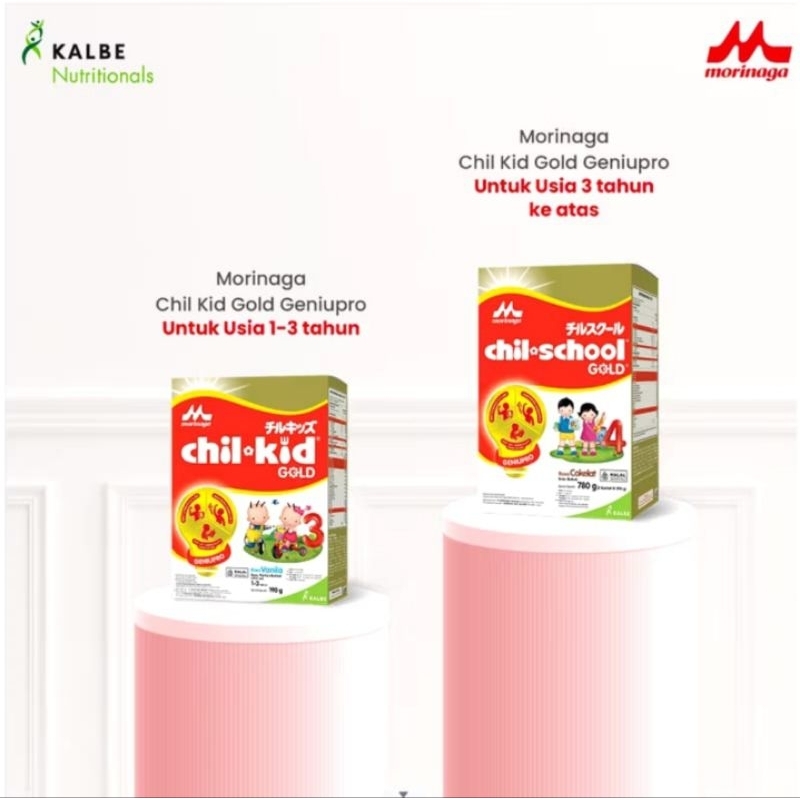 

Chil-School Morinaga Gold 3 - 12 Tahun 390g/780g Rasa Vanilla & Madu