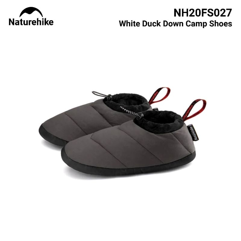 SEPATU NATUREHIKE NH20FS027 OUTDOOR CAMPING WARM SHOES SEPATU DUCK DOWN THERMAL INSULATION HANGAT WI