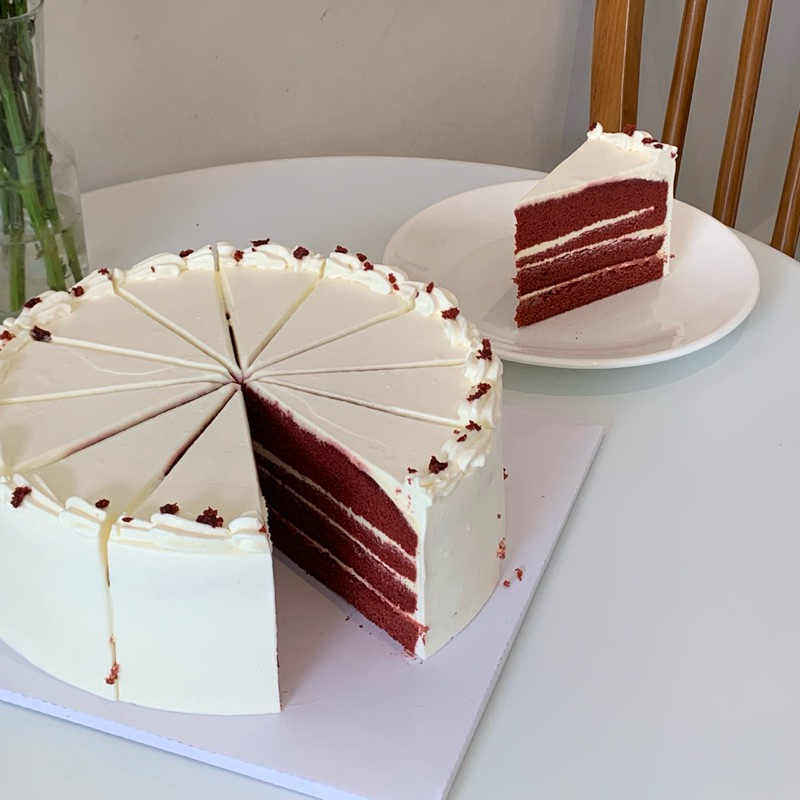 

Classic Red Velvet Cheese Cake