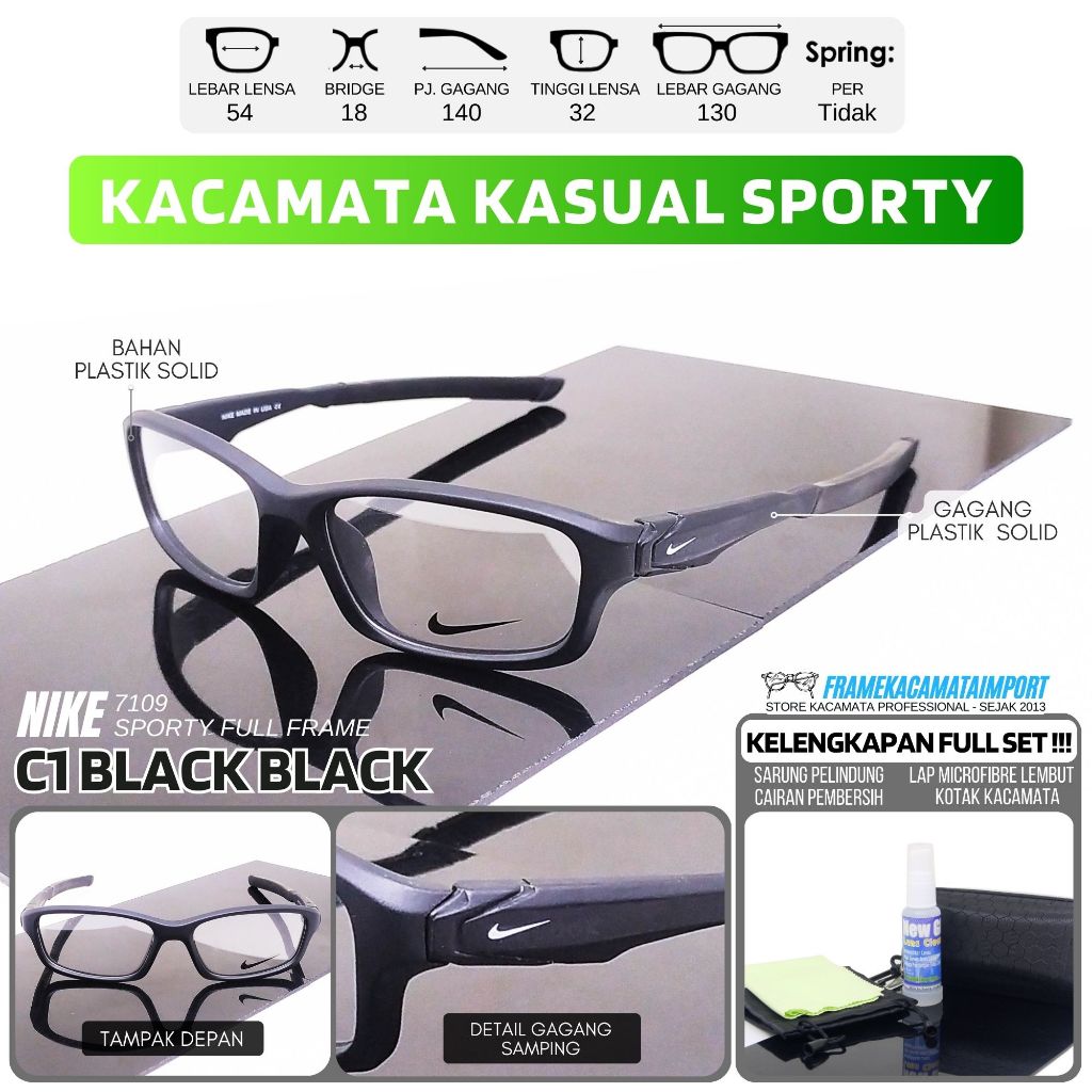 Frame Kacamata Minus Pria Kualitas Optik
