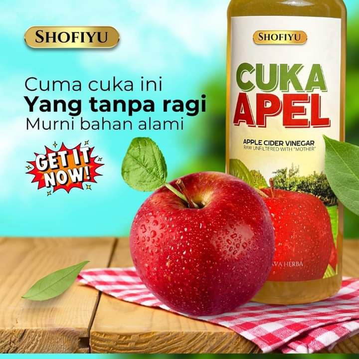 

Cuka Apel Shofiyu dari Javahillshoney dengan Mother Asli Tanpa Ragi 250ml dan 500 ml