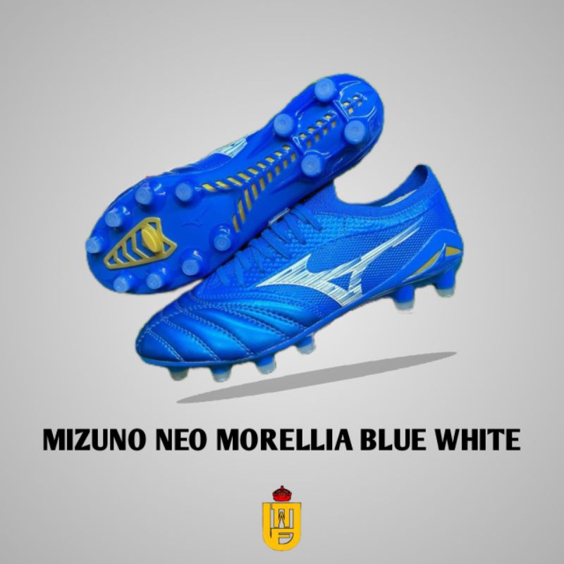 SEPATU BOLA MIZUNO NEO MORELLIA IV BLUE WHITE|SEPATU BOLA MIZUNO|SEPATU BOLA MIZUNO ORIGINAL|SEPATU 