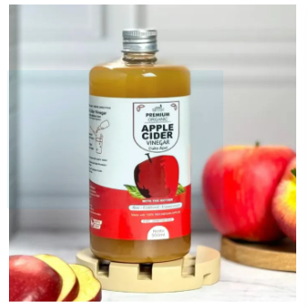 

Cuka Apel Organik With The Mother Nutiver 500ml / Apple Cider Vinegar / Minuman Diet dan Kesehatan