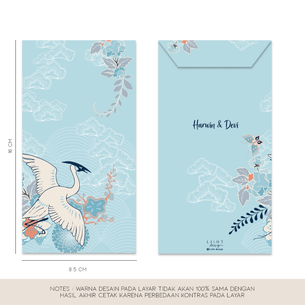 

Custom Angpau Wedding Sky Blue theme / Engagement / Sangjit / Tunangan / Seserahan / Tingjing