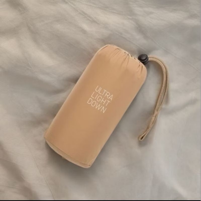 Stuff Sack UNIQLO | Pouch Jaket Ultralight Down | CREAM