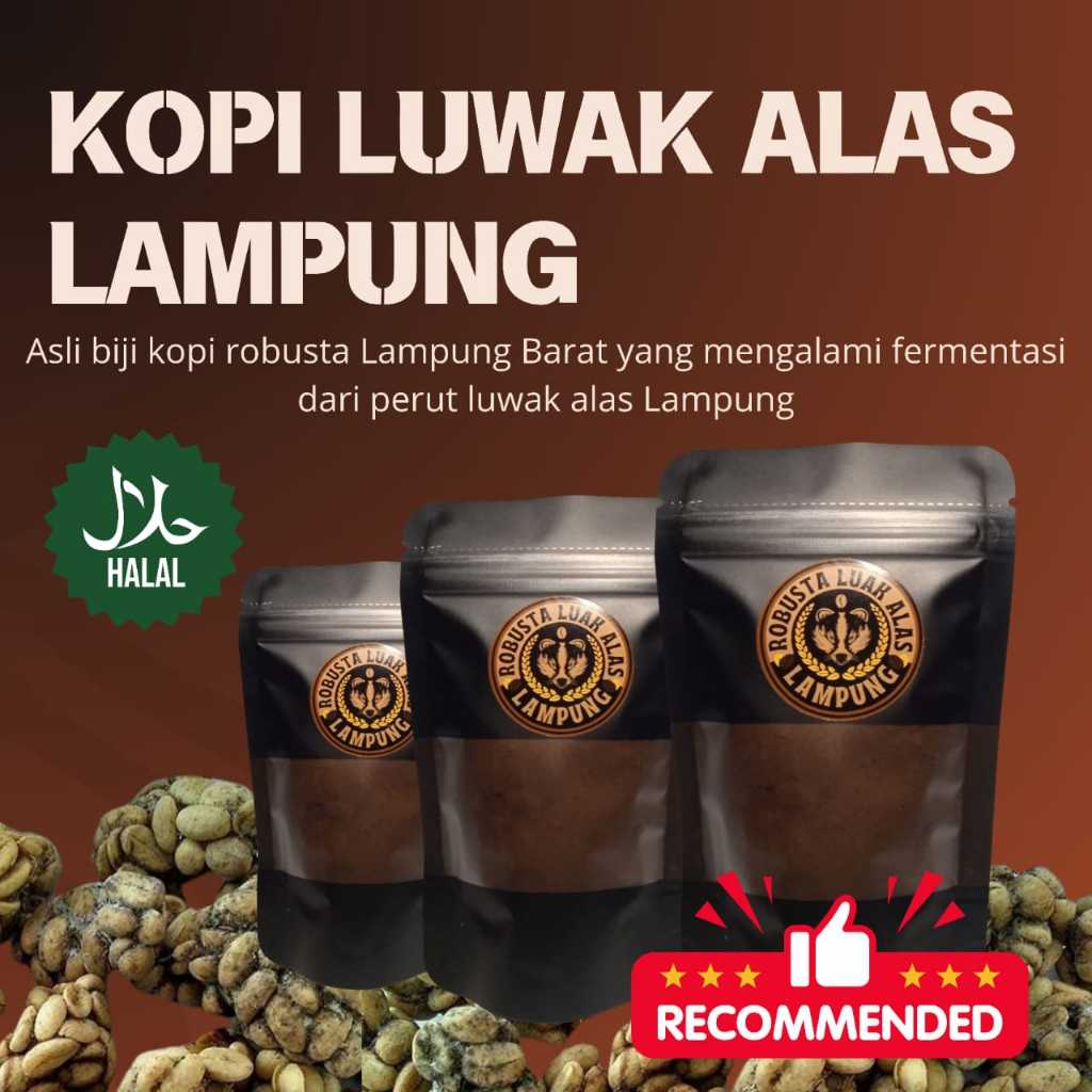 

KOPI BUBUK LUWAK ALAS PREMIUM ASLI MURNI 100% TANPA CAMPURAN (COD)