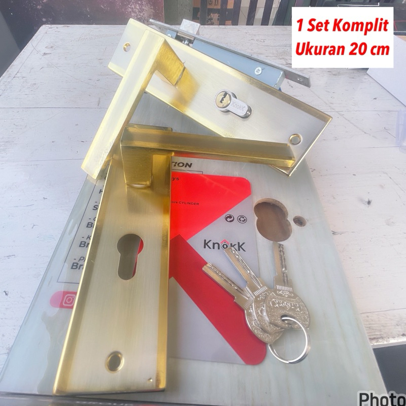 kunci pintu kamar minimalis/ kunci pintu rumah/ handle pintu stanlis sus 304/ kunci pintu