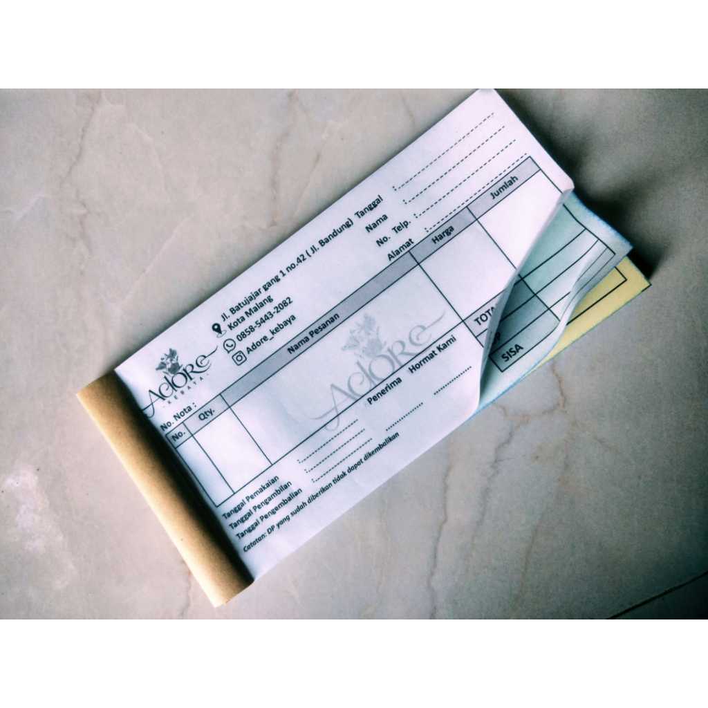 

(nota_notae)(1/3 Folio)PAKET HEMAT NOTA CUSTOM PERFORASI