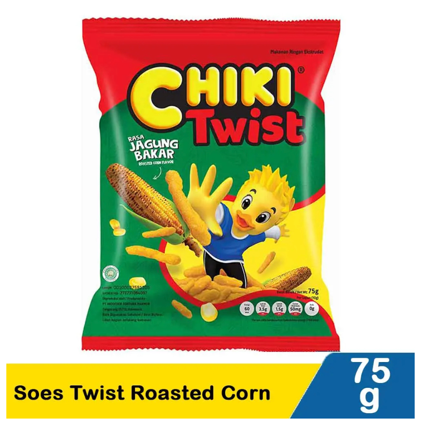 

Chiki Snack Twist Roasted Corn 75 Gram