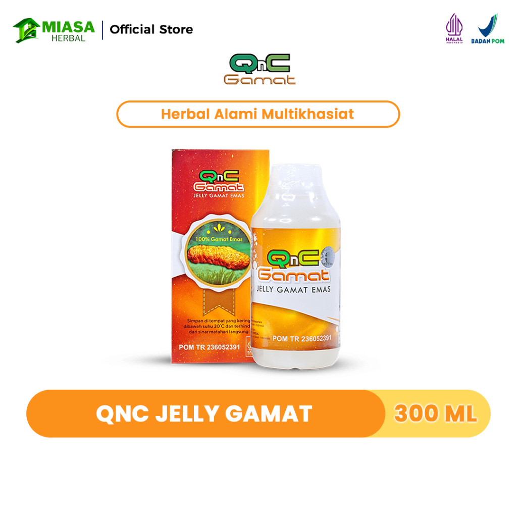 QnC Jelly Gamat Emas 100% Asli Emas - Jely - Jeli - Q n C