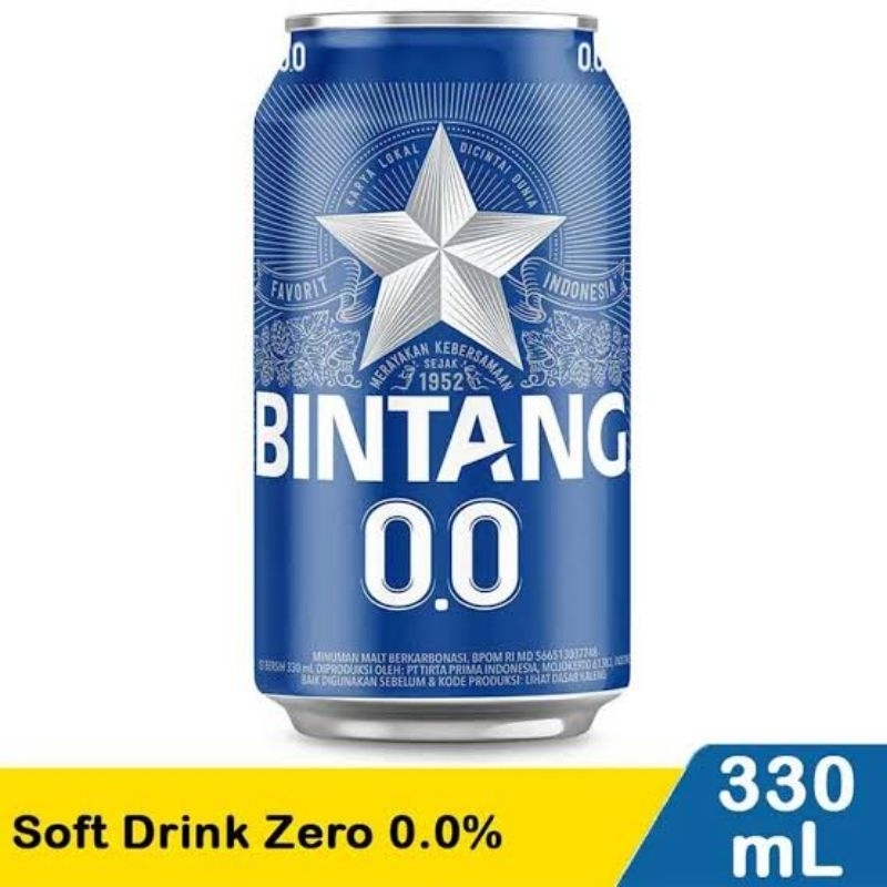 

Bintang Zero 330 ml ECER 3 Kaleng