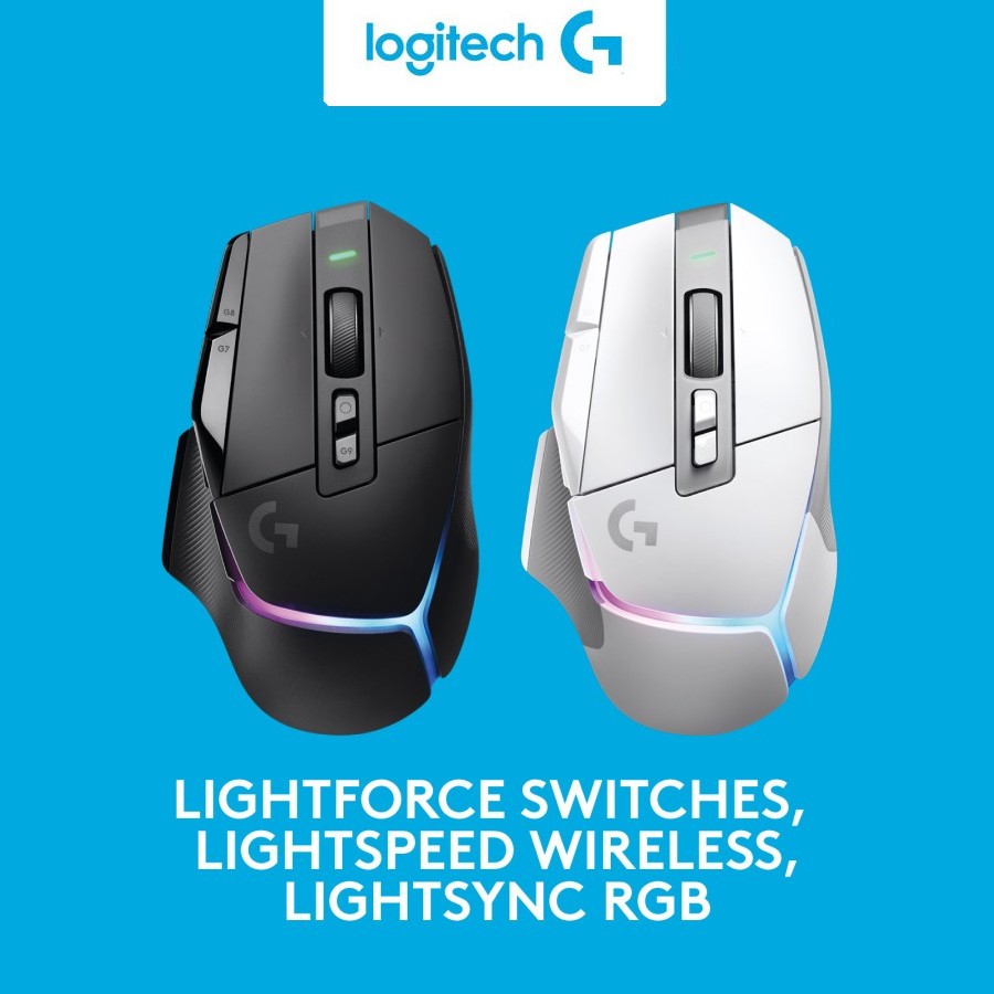 Logitech G502 X Plus Wireless Gaming Mouse - RGB HERO 25K DPI