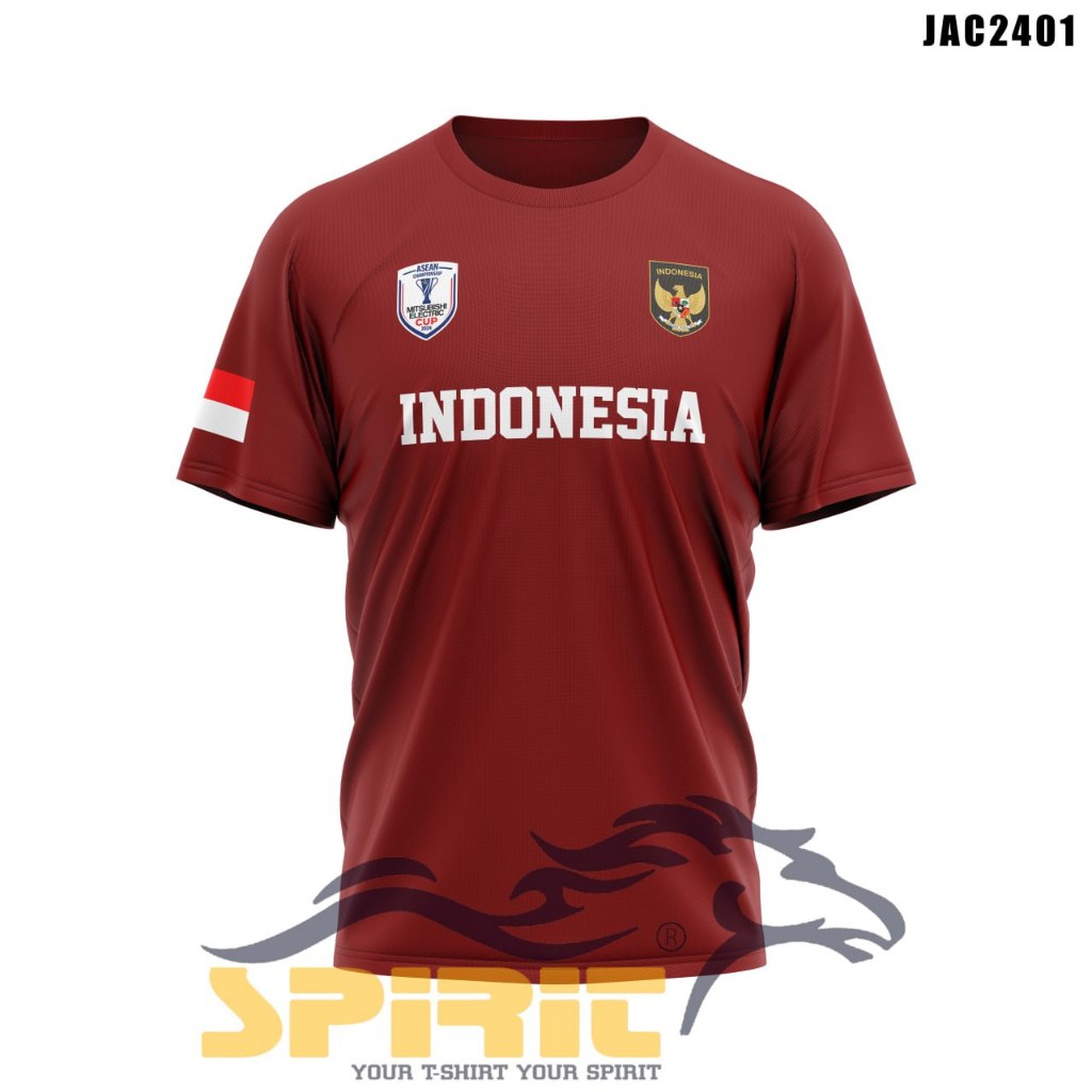 BAJU TIMNAS INDONESIA PIALA AFF KAOS TIMNAS INDONESIA PIALA AFF Terbaru Lengan Pendek Katun 24S