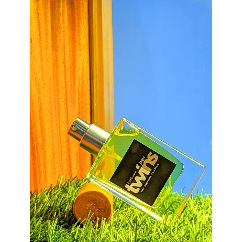 BOTOL PARFUM SEMI PRESS 30ML TUTUP KAYU SATUAN