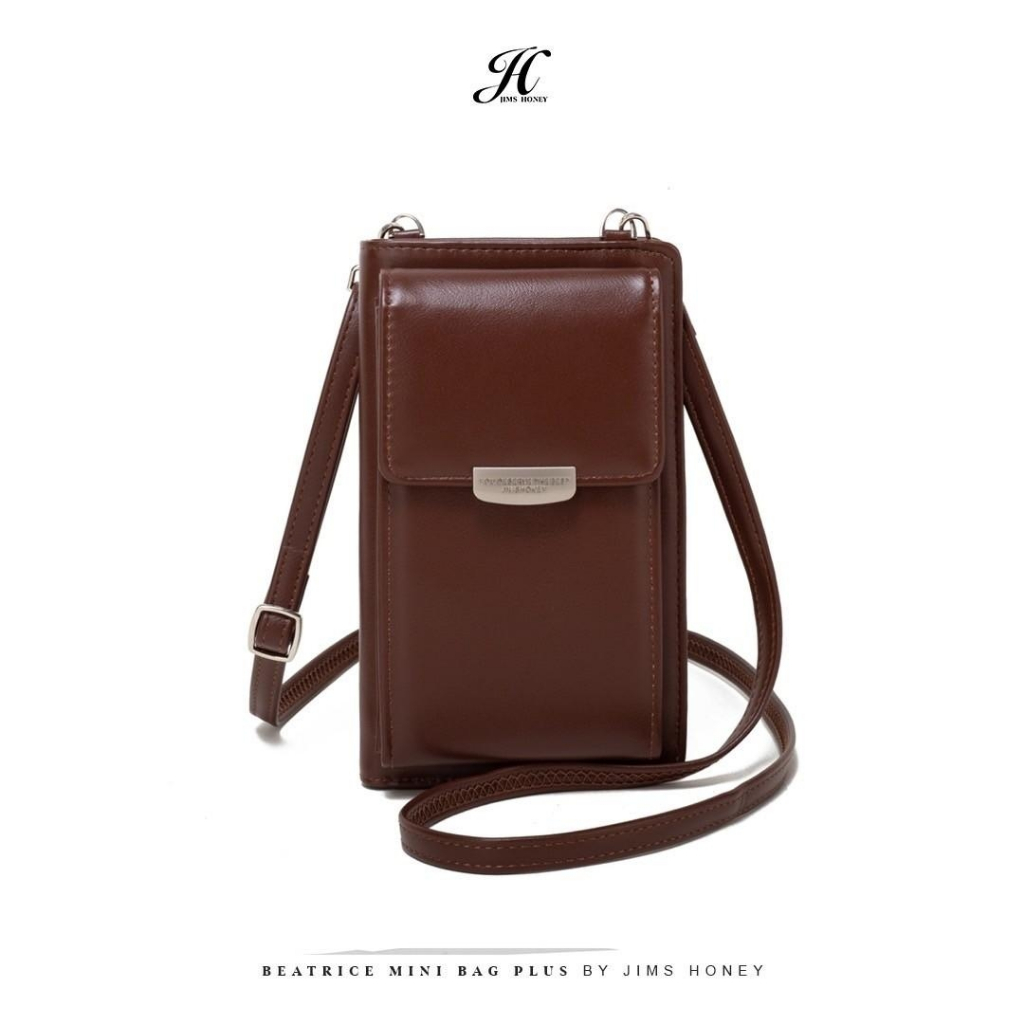 JIMS HONEY BEATRICE MINI BAG PLUS Tas Selempang dan Pocket HP Wanita Mini Slingbag Cewek Jimshoney Trendy Elegan