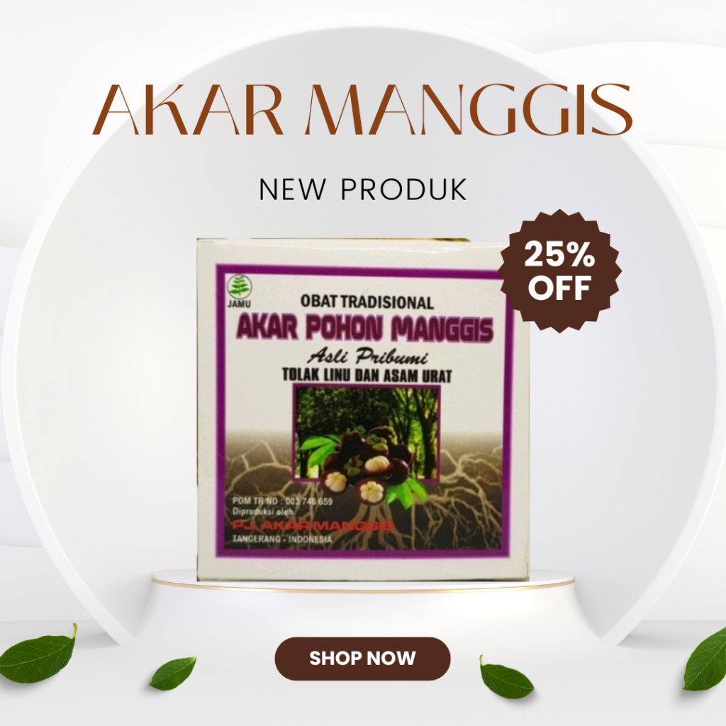 

Akar Pohon Manggis Kapsul 1 Box isi 20 Sachet