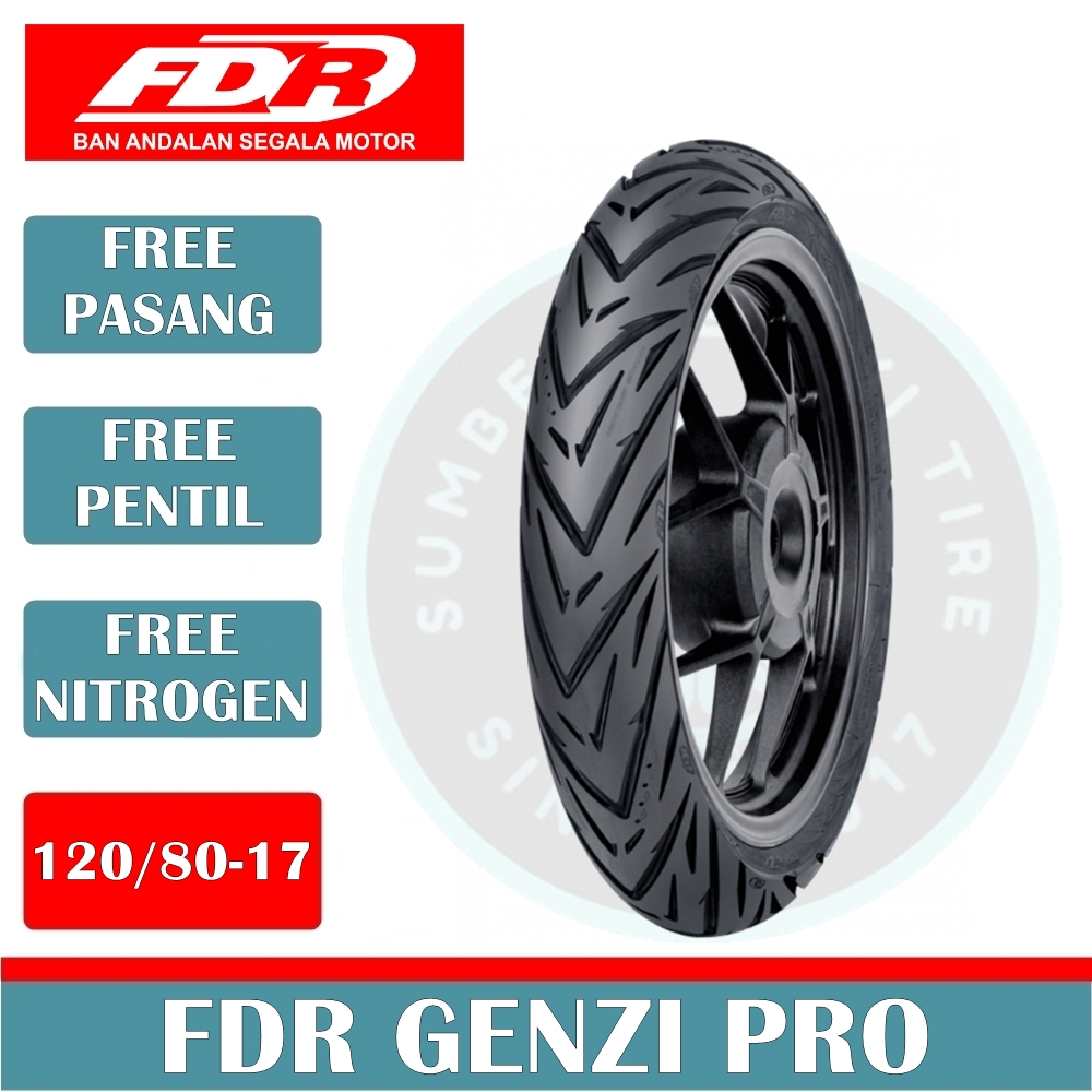 Ban Motor FDR Genzi Pro 120/80-17 Tubeless Ban Motor Bebek Ring 17