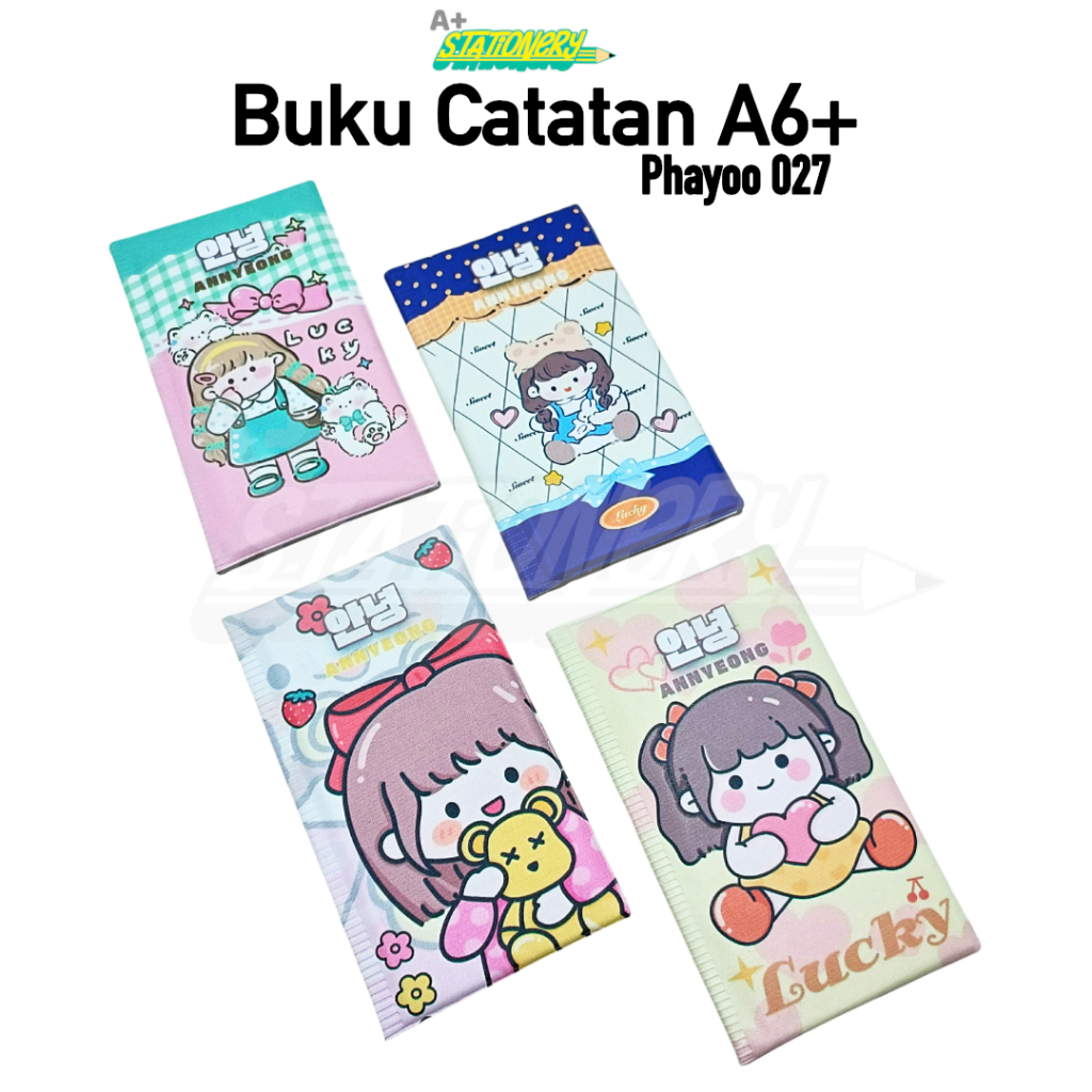 

[A+]Buku Catatan Cover Kulit Gambar Lucu | Buku Tulis Gambar Lucu A6+ | Buku Kerja