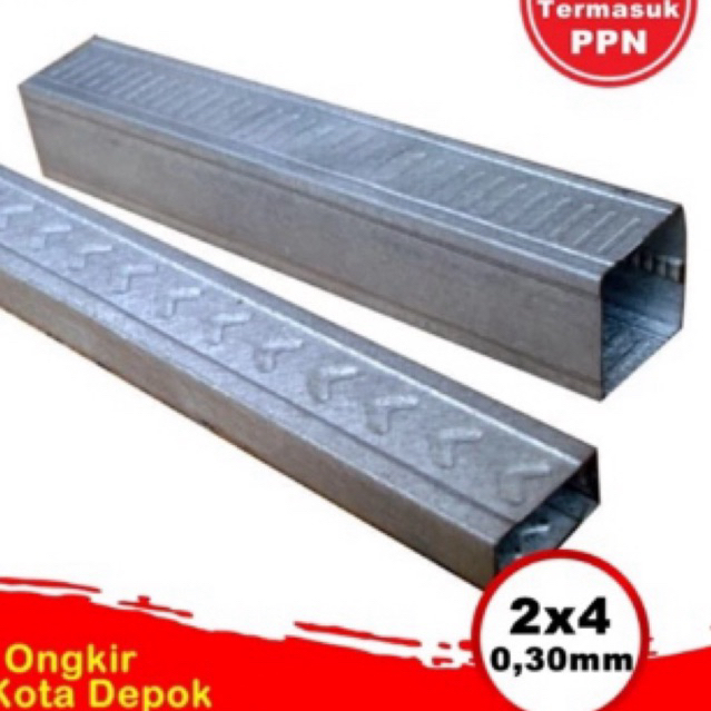 BESI HOLLOW HOLO GALVANIS 2x4 0.3mm