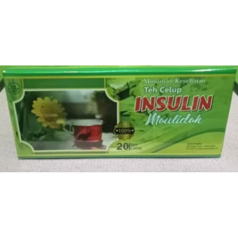 

Teh celup daun insulin //Obat diabetes & Gula darah isi 20 kantong teh celup