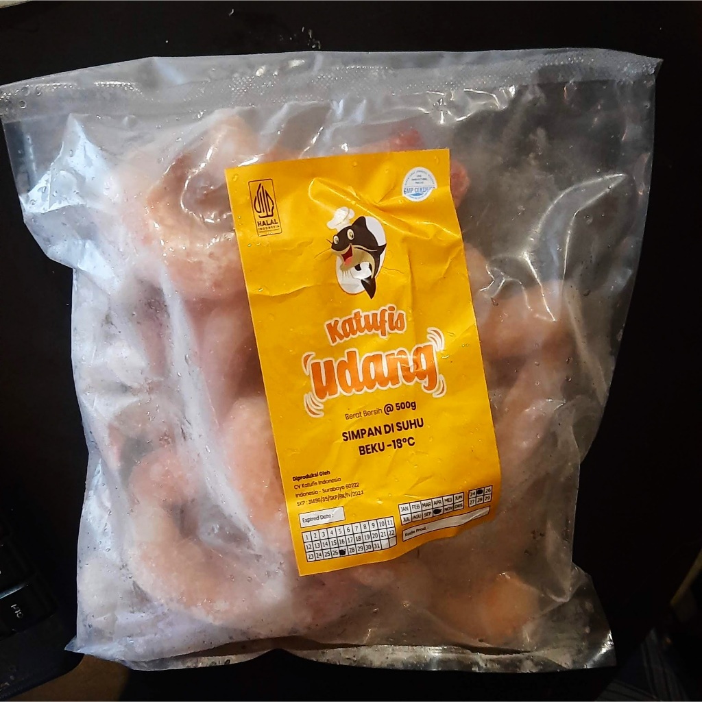 

Katufish Udang Frozen Small 500g