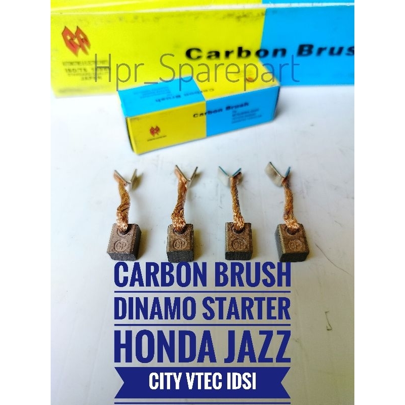Arang Carbon Brush Dinamo Starter Honda Jazz City Vtec Idsi KS1